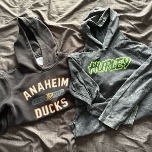 Hurley Long T-shirt with hood 10/12 + Free Hoodie Included